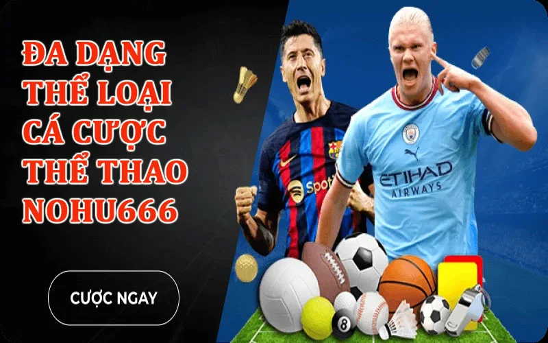 Đa dạng các thể loại cá cược tại thể thao Nohu666 